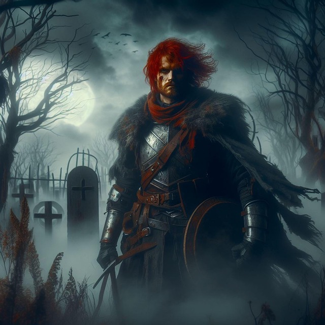 Free ai generated man warrior illustration