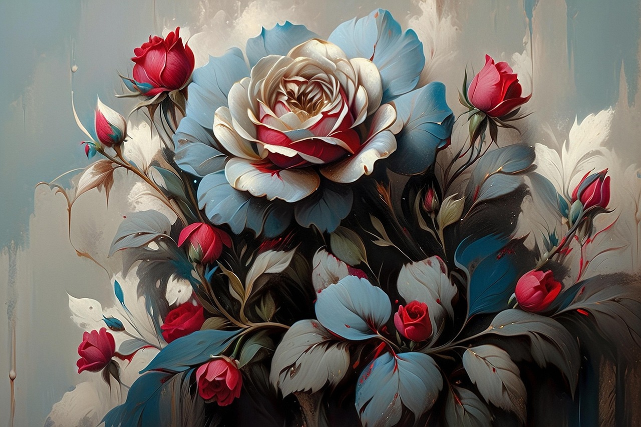 Download Ai Generated, Roses, Flowers. Royalty-Free Stock Illustration ...