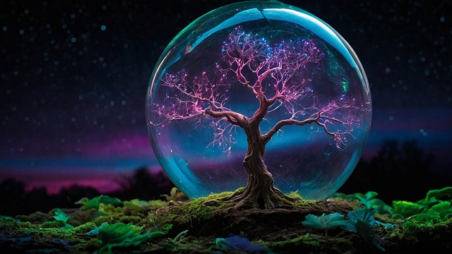 Download free HD stock image of Ai Generated Tree Free ai generated tree globe illustration