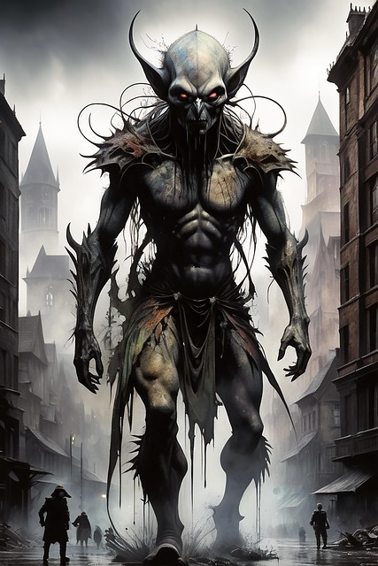 Free ai generated monster creature illustration