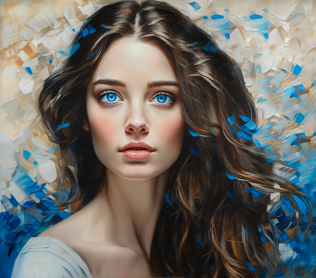 Free ai generated woman beauty illustration