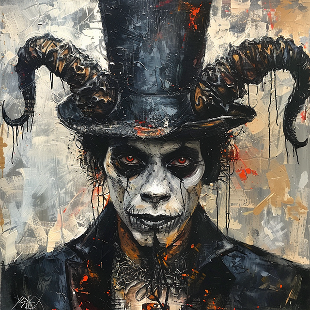 Free baron samedi african loa illustration