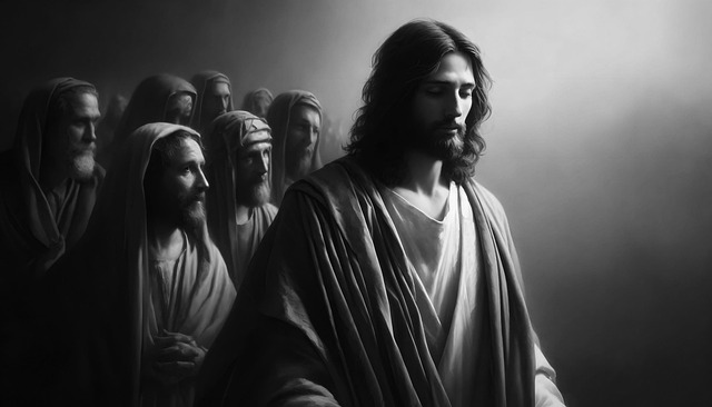 Free religious jesus apostles illustration