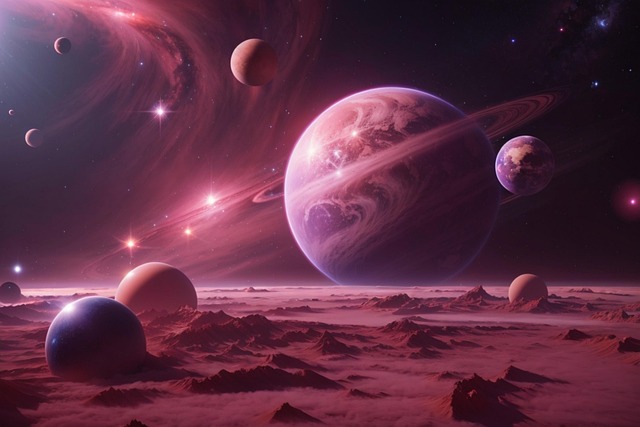 Download Sky Planets Stars Royalty Free Stock Illustration Image