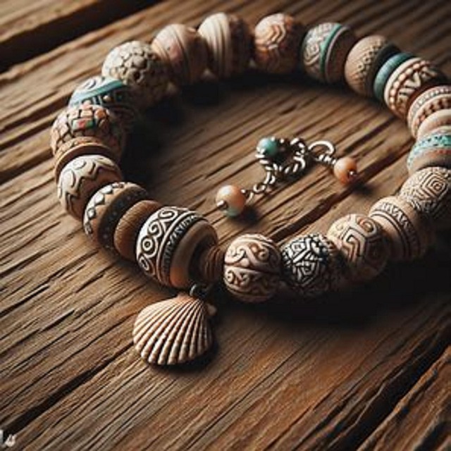 Free Clay Beads Bracelet photo and picture