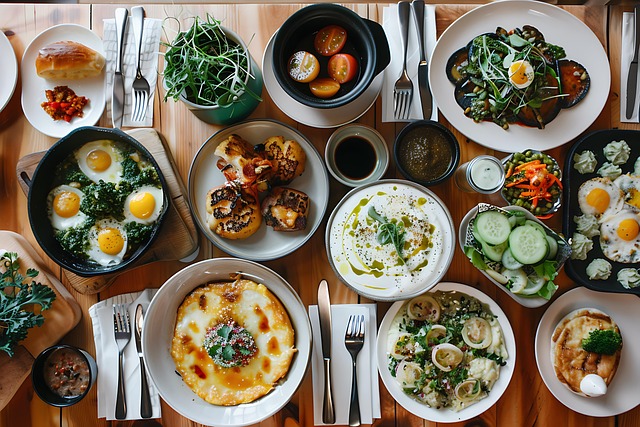 Free food meal dinner illustration