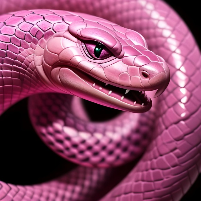 Free art painting snake illustration