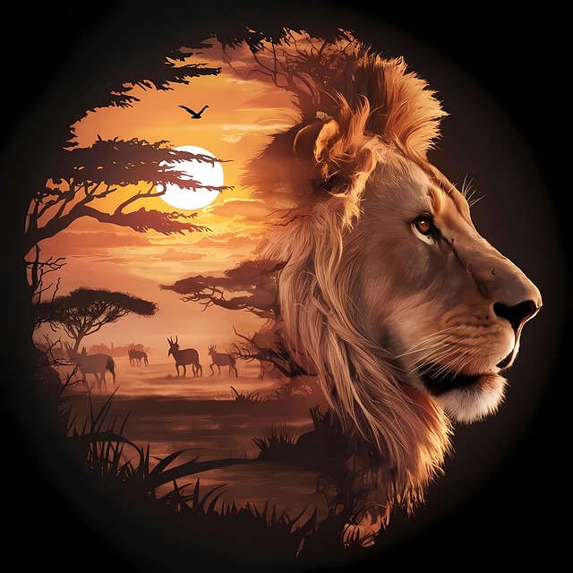 Download free HD stock image of Animal Lion Free animal lion mammal illustration