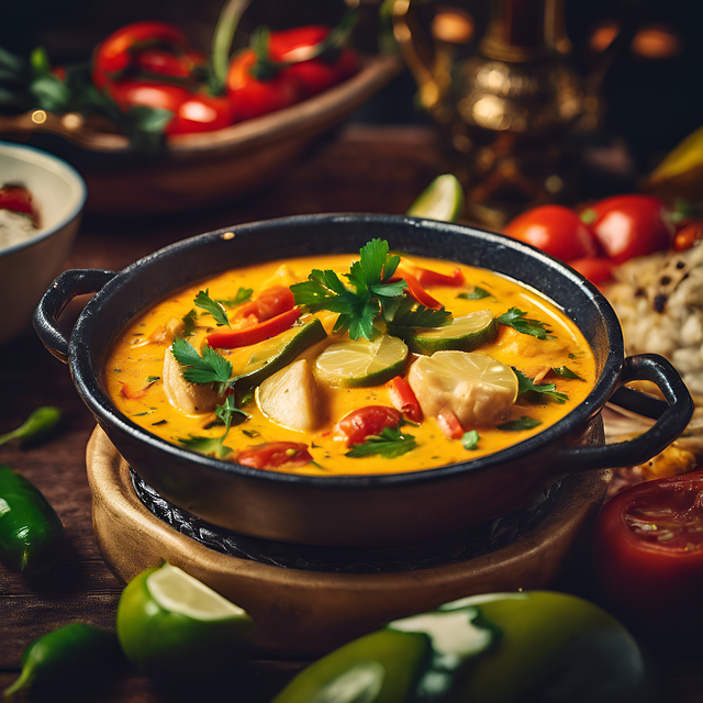 Free food soup dish illustration