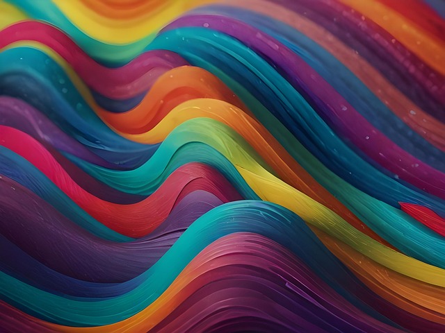 Free colorful wallpaper 4k wavy illustration