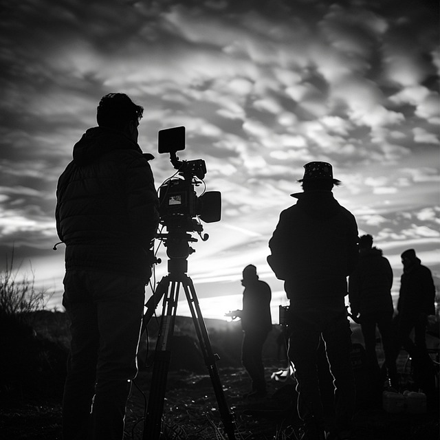 Silhouet, Camera, Fotograaf, Schieten