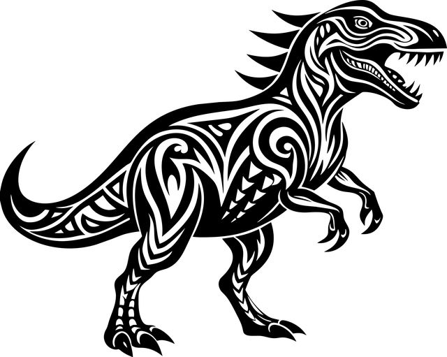 Free ai generated tyrannosaurus rex dinosaur vector