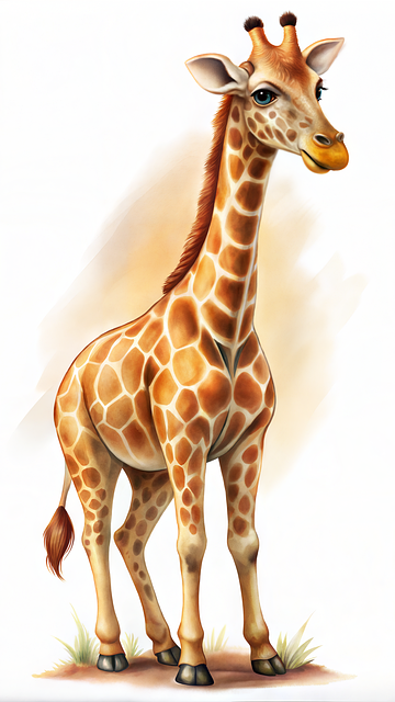 Free giraffe nature animal illustration