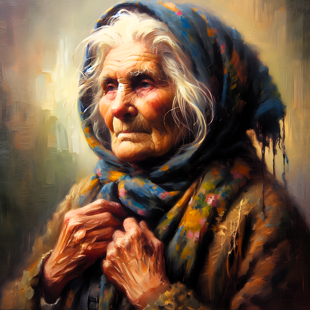 Download free HD stock image of Ai Generated Old Free ai generated old woman illustration