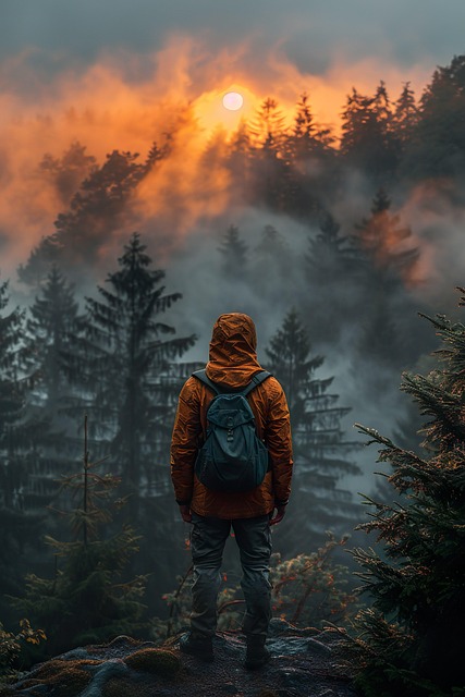 Free hiking view hiking nature illustration