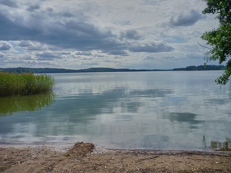 Finland, Meer, Landschap, Wolk