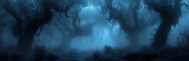 Free forest dark mysterious illustration