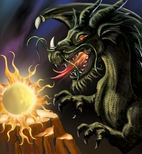 Download Dragon, Monster, Power. Royalty-Free Stock Illustration Image 