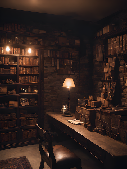 Free basement storage room illustration
