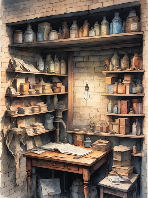 Free basement storage room illustration