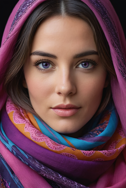 Free girl woman portrait illustration