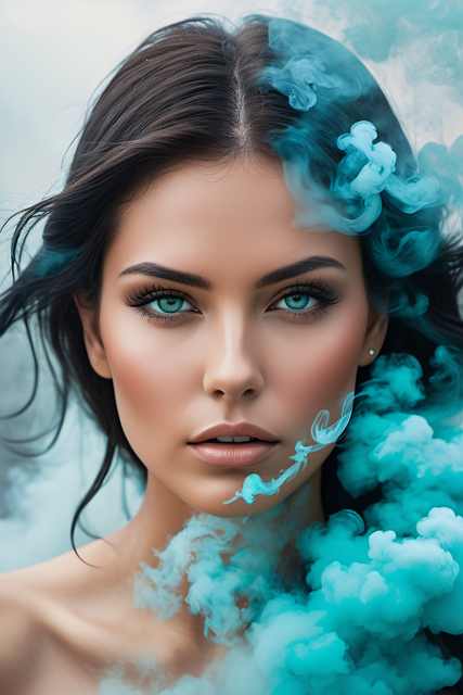 Free girl woman portrait illustration