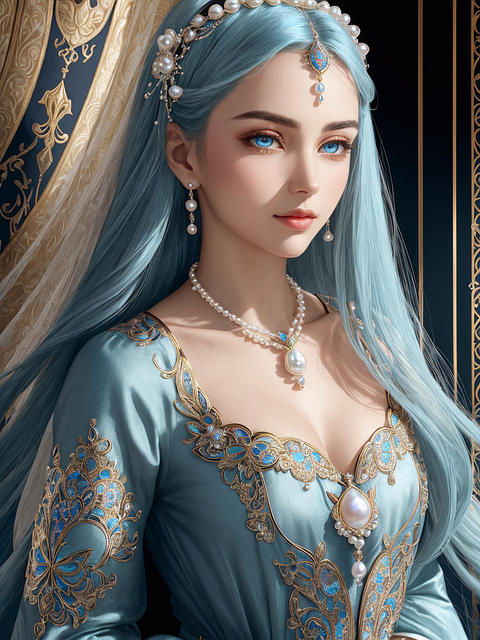 Free Portrait Girl illustration and picture