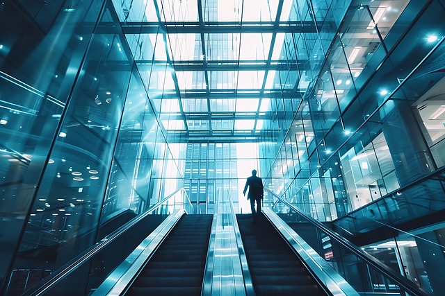 Free ai generated airport interior illustration