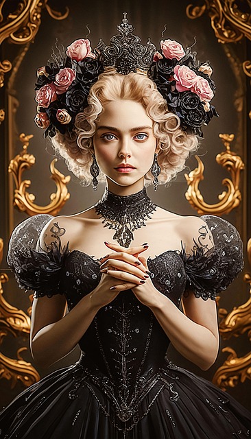 Free fantasy women portrait illustration
