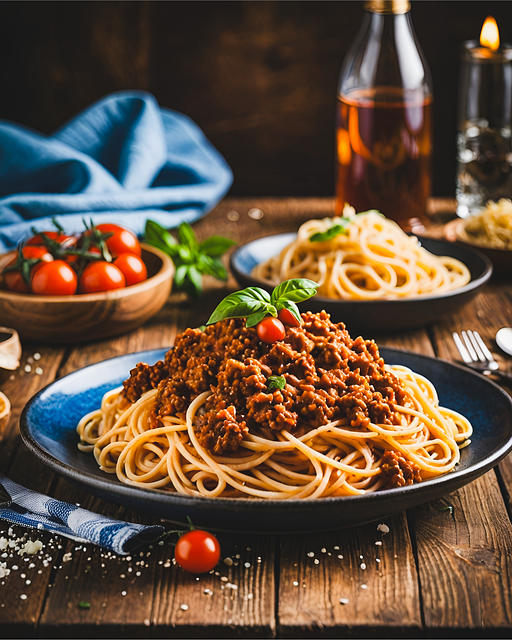 Free spaghetti pasta bolognese illustration