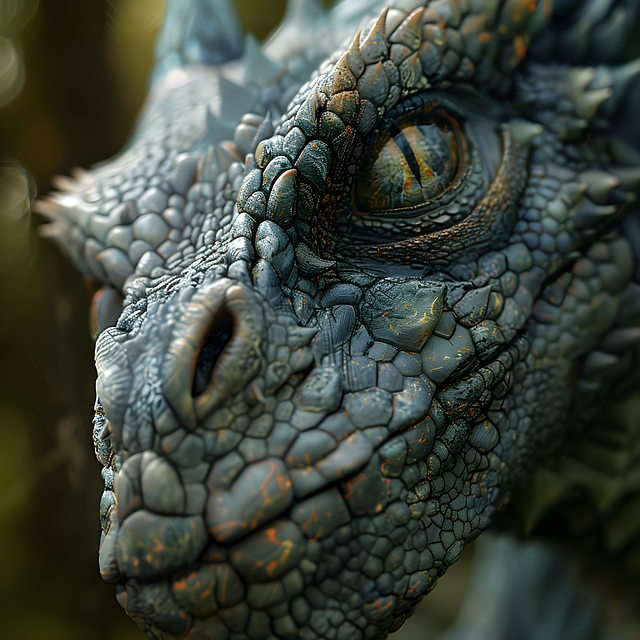 Free dragon lizard predator illustration
