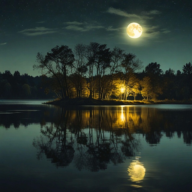 Free Ai Generated Lake illustration and picture