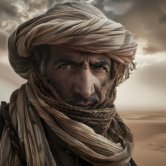 Free bedouin desert nature illustration