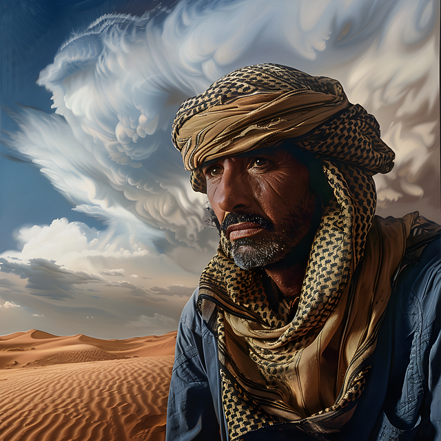 Free bedouin desert sand illustration