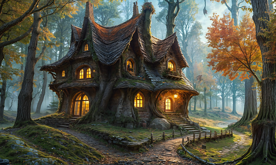 Free House Trees illustration and picture