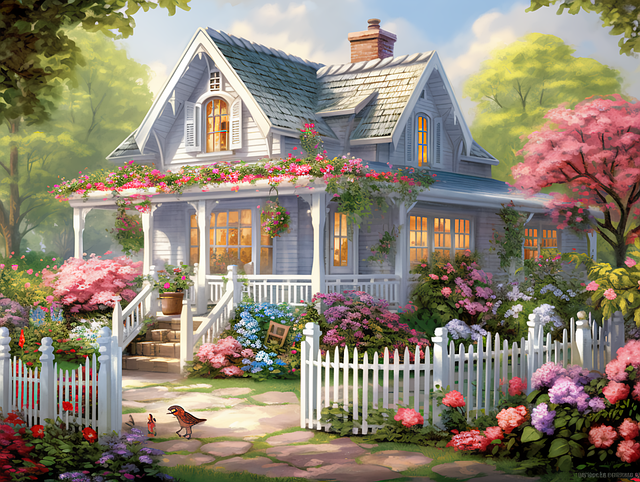 Free House Building illustration and picture