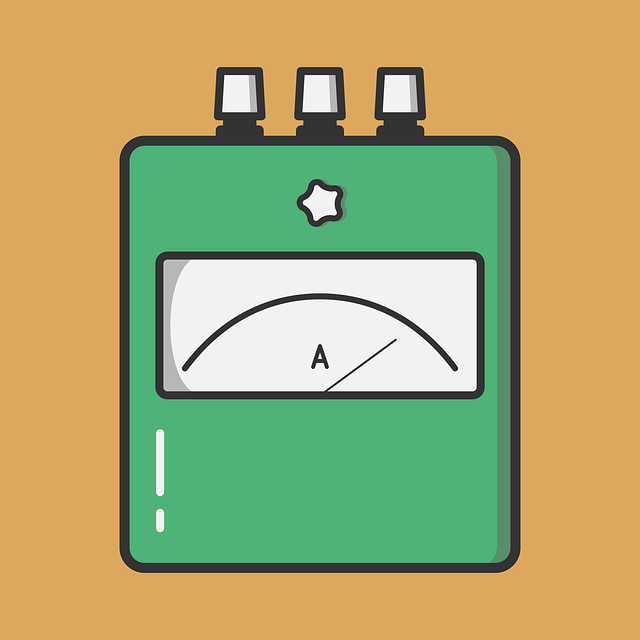 Free ampere amperemeter analog illustration