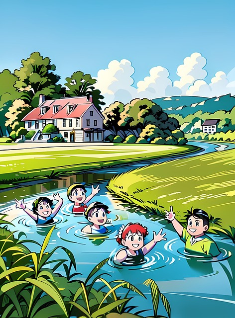 Free Village Nature illustration and picture