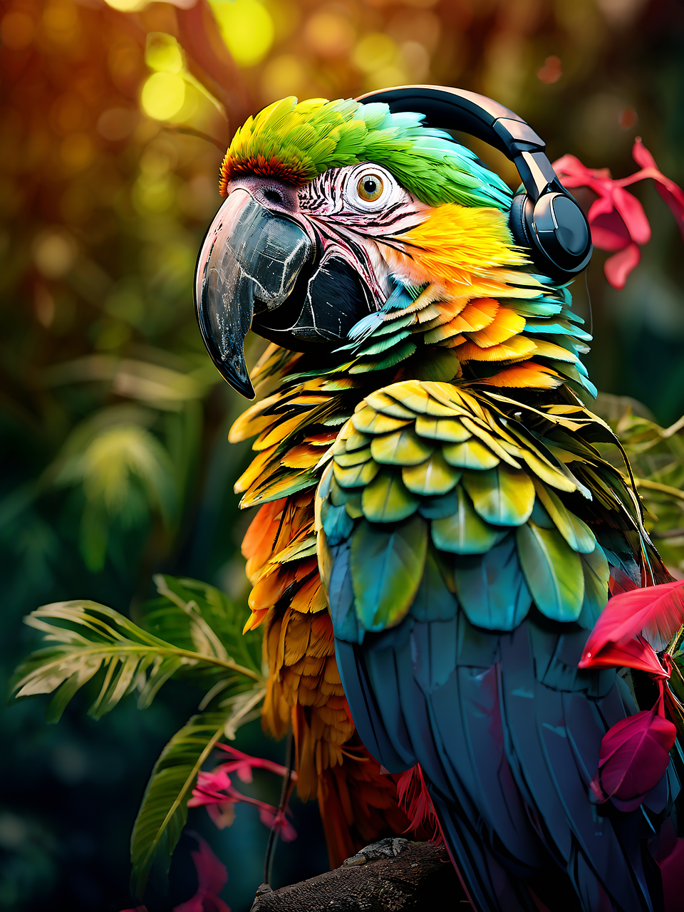 Download Ai Generated Parrot Bird Royalty Free Stock Illustration