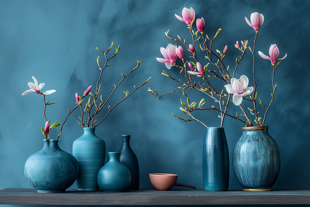 Free ai generated vases flower illustration