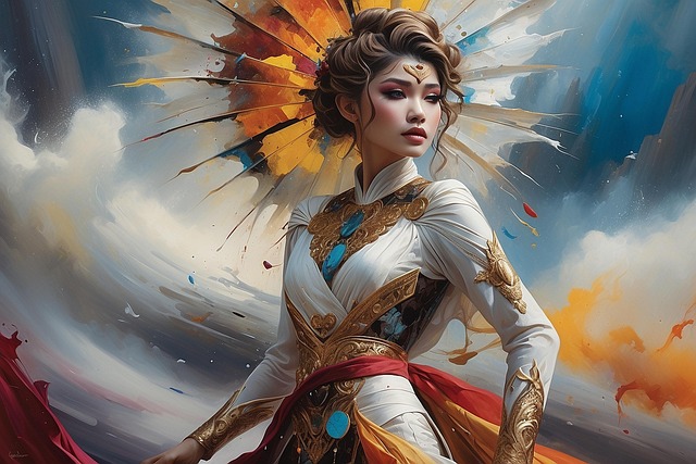 Download free HD stock image of Ai Generated Woman Free ai generated woman painting illustration