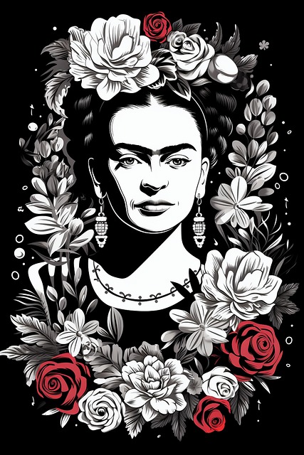 Free Frida Kahlo Artist illustration and picture
