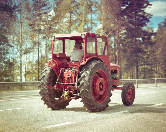 Tractor, Vintage Voertuigen, Voertuig