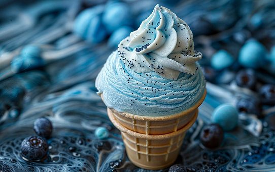 Free Ai Generated Blueberry illustration and picture