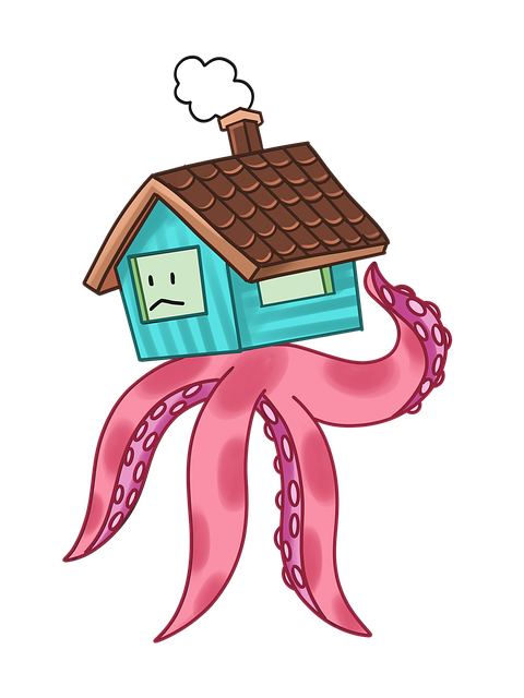 Casa, Tentáculo, Calamar, Pulpo