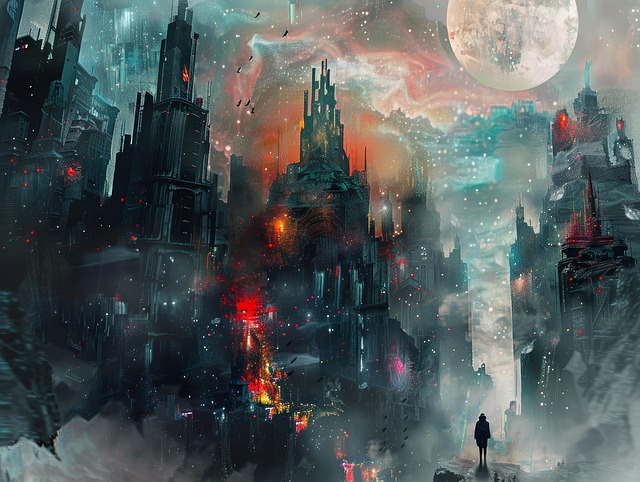 Ai Generado, Ciudad, Edificios, Desolado