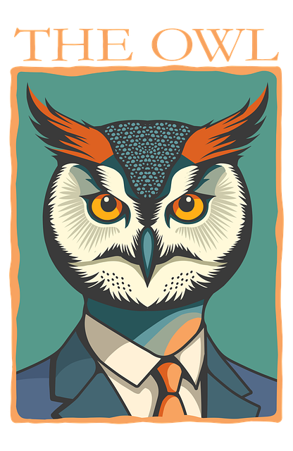 Free owl bird animal illustration