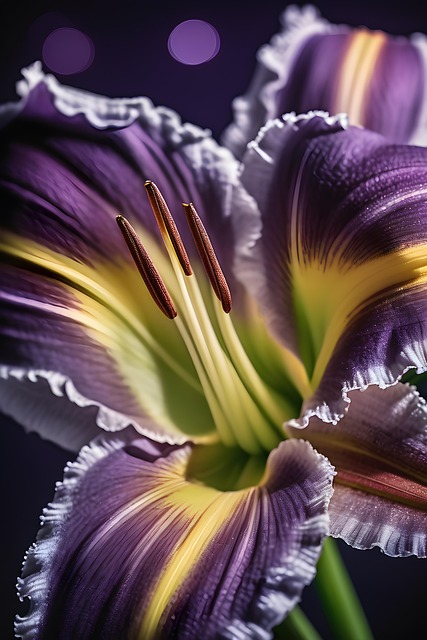 Free ai generated daylily hemerocallis voyager illustration
