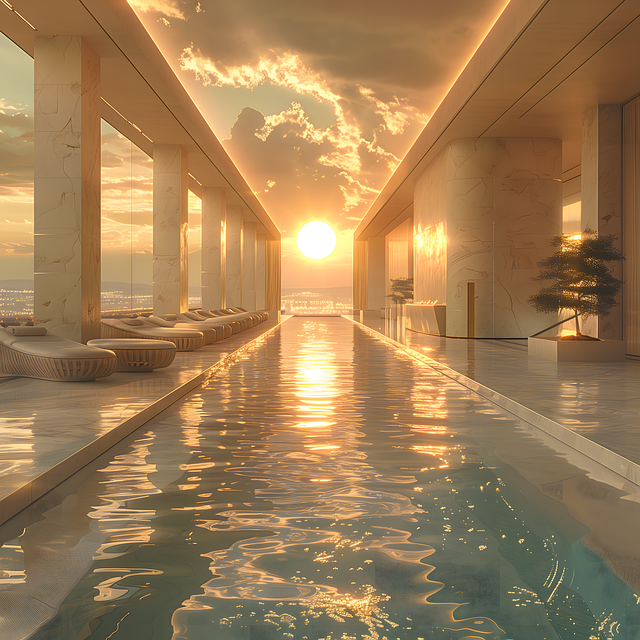 Free ai generated pool future illustration