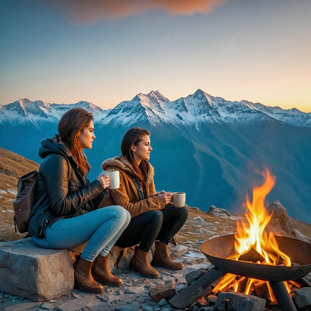 Download free HD stock image of Ai Generated Women Free ai generated women hiking illustration